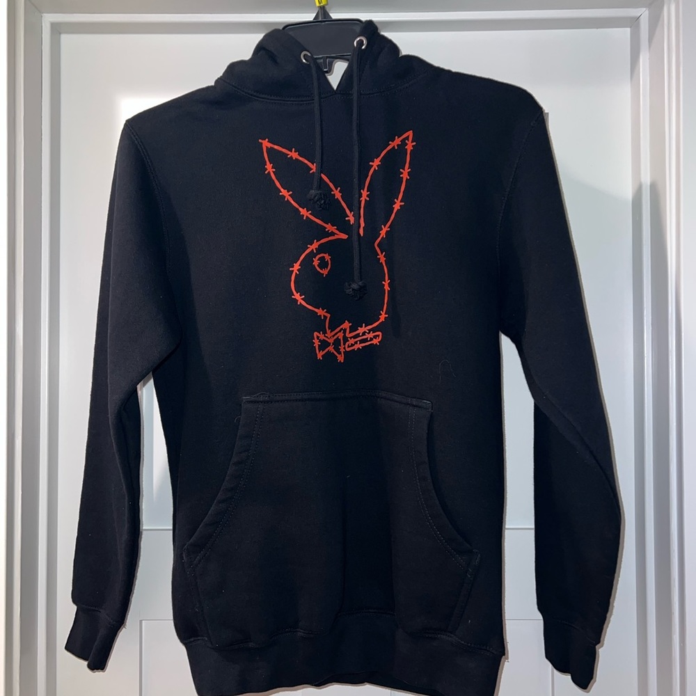 Playboy Tough Love Rabbit Head Hoodie